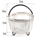 Basket for  Accessories Stainless Steel Steam   Black