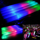 5 PCS Light Up LED Foam Glow Sticks Wands Rally Rave Batons Flashing Party DJ