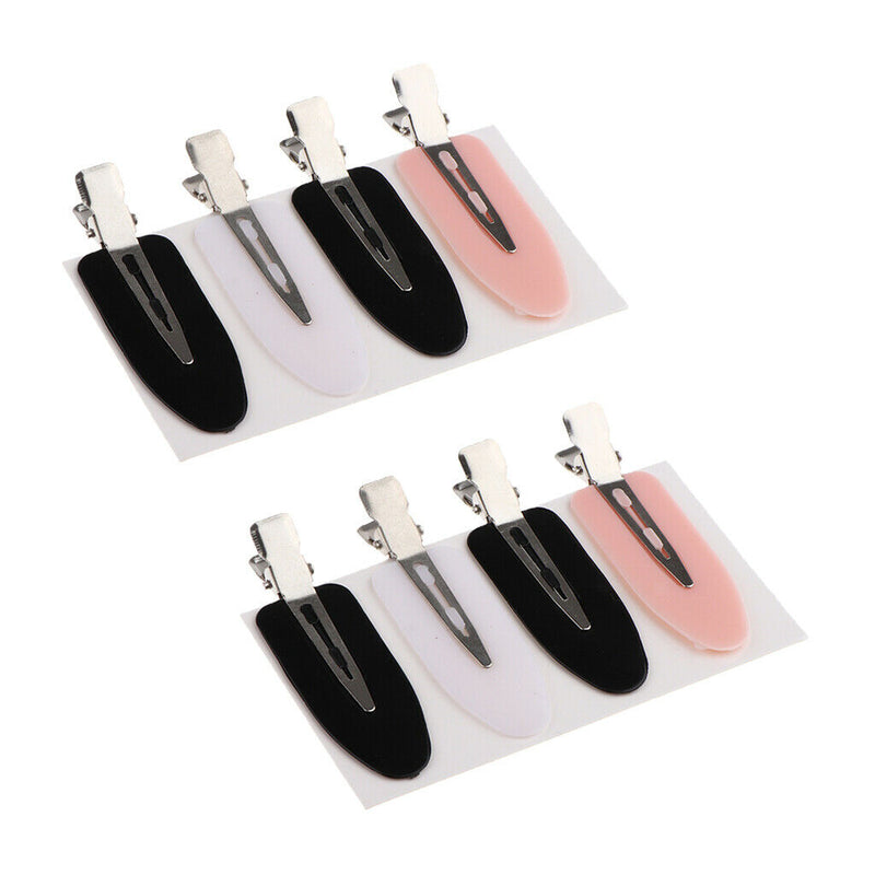 8Pcs No Bend Hair Clips Makeup No Crease Clips Makeup Hair Bangs Clips