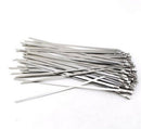 10x 45cm Stainless Steel Locking Cable Zip Tie For Exhaust Pipe Header Wrap Tape