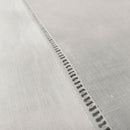 White Linen/Cotton Hemstitched Cocktail Napkins Cloth Coasters 55X55CM