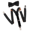 Wedding Casual Party Formal Adjustable Braces Kids Suspenders Bowtie Set