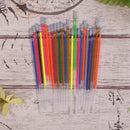 24colors Multicolour Ballpoint Gel Pens Refill Set Colorful Painting Drawing Nw