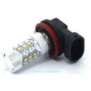 2pcs H11 80W Super Bright Car LED Front Fog Tail Driving Light Lamp Bulb White