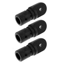 3x Nylon 7/8" Tube Eye End Cap Bimini Top Fitting/Hardware Stainless Steel