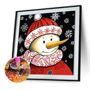 5D DIY Full Round Drill Diamond Painting Snowman Cross Stitch Art (LG332)