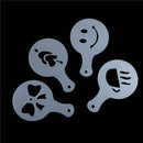 Excellent 16X Coffee Latte Mold Cappuccino Cake Cookie Stencil Template Decor BX