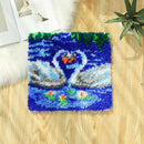Latch Hook Kit Rugs Carpets Needlework Crafts DIY Carpet Sofa Bed Pillow 40x40cm