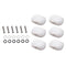 6Pcs Acrylic Guitar Tuning Pegs Buttons Machine Heads Knobs With Screws Kit