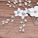 1pc Bridal Rhinestone Flower Hair Comb Wedding Hair Accessories Hair Jewelry  BX
