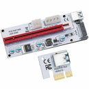 USB 3.0 Pcie PCI-E Express 1X To 16X GPU Extender Riser Card Adapter W6P9