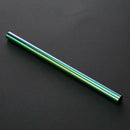5pcs Reusable Stainless Steel Drinking Straws with Cleaning Brush (Colorful A
