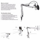 NB-35 Microphone Suspension Arm Stand Clip Holder and Table Mounting Clamp  L2C9