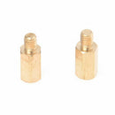 M3 Male x M3 Female 8mm Long Hexagonal Brass PCB Standoffs Spacers 50 Pcs