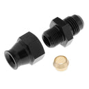2 Pcs 6AN AN-6 Male to 5/16" 8mm Fuel Hose Line Tube Straight Fitting Adapters