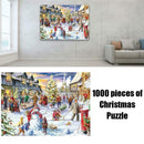 Christmas Snowy Home Large Jigsaw Puzzle Game Toys-1000 Piece Jigsaw Puzzles NEW