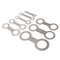 1 Set /8 Pieces Saxophone Pads Iron for Woodwind Instrument Repair Care