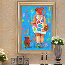 Walk the Dog 5D Diamond Painting Embroidery DIY Cross Stitch Home Decor