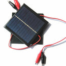1W 5.5V Solar Cell Epoxy Polycrystalline Solar Panel+Clip For Charging 3.7V S5I6