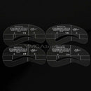 New 24 Styles Eyebrow Grooming Stencil Kit Template Make Up Shaping Beaut NIC