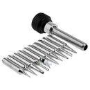 11pcs Metal 900M-T Lead-free Iron Tip For Soldering Rework Station Solder Tool