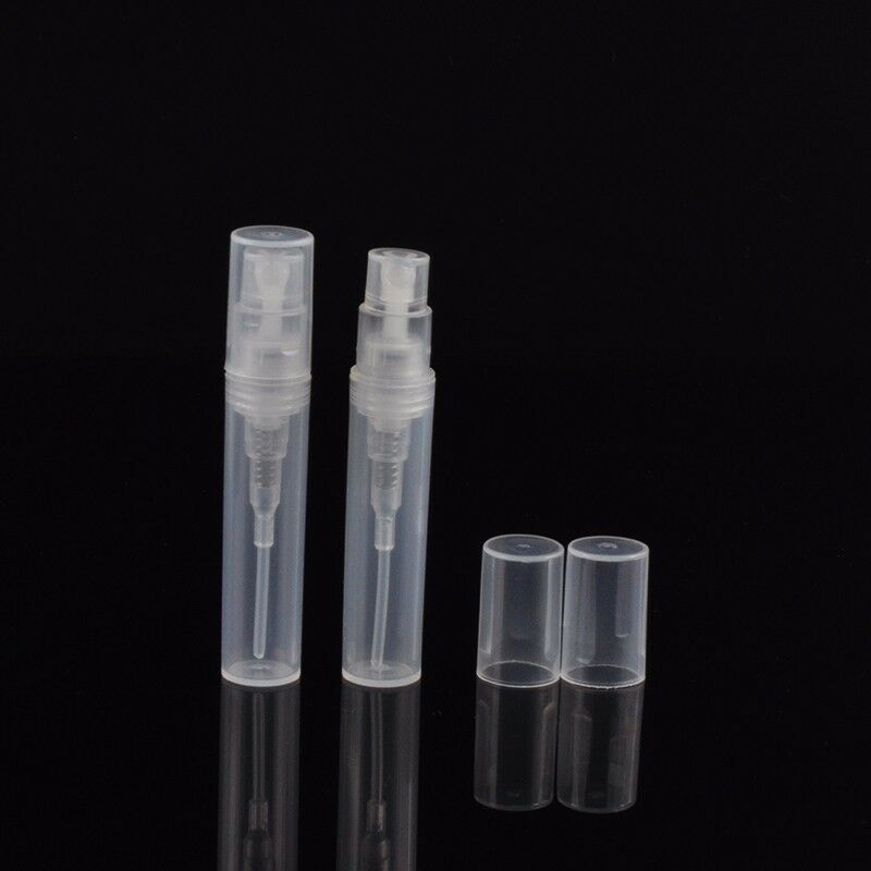 20PCS 3ml Travel Spray Bottle Transparent Plastic Perfume  Empty Clear
