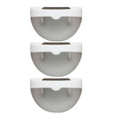 3x Solar Wall Lights Outdoor Wireless Led Lighting For Deck Fence Warm White