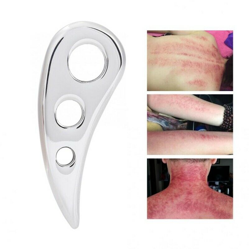 Massager Stainless Steel Scraping Board Scrapper Plate for Release Pain Rel W7O5