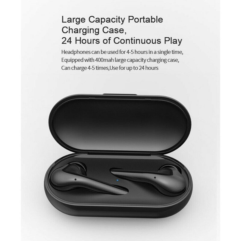 T5 True Wireless Earphones Touch Control Sports Headphones Stereo In-Era Earbuds