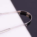 Stainless Steel Tongue Scraper Cleaner Fresh Breath Cleaning Tongue Care Too Gw