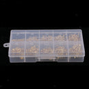 Pack of 500pcs Strong Power Fishing Hooks Barbed Hook 3#-12# with Tackle Box