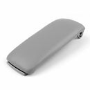 Gray Leather Armrest Center Console Lid Cover For Audi A4 S4 A6 2000-2008