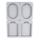 diy silicone molds candles aroma wax tablets mould car pendant decoration BX