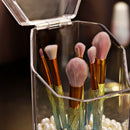Acrylic Makeup Brush Holder Bucket Beauty Brush Container Pen Brush Contain