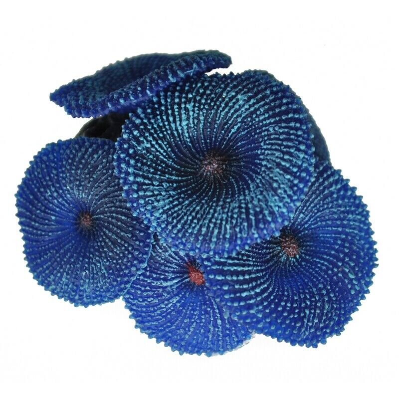 Aquarium plant artificial coral blue B8J1