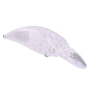 1pc Plastic Transparent Hard Lure 14g Blank Fishing Bait Unpainted Wobblers