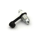 M10 x 1mm Motorcycle Bike Brake Braking Caliper Bleed Screw Nipple with Cap B Kw