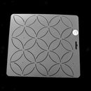 Plastic Flower Drawing Template Stencil for Quilting Embroidery Sewing Tools
