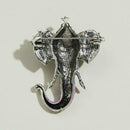 Crystal Elephant Animal Enamel Brooch Pin Enamel Wedding Costume Coat Decor US