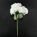 Artificial Hydrangea Flower 5 Big Heads Bouquet (Diameter 7" each head) Cre F6U7