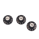 3pcs Plastic Guitar Amplifier Amp Knobs for Electric Guitar Bass Replacement