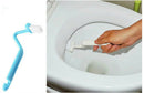 Sanitary S-type Toilet Brush Curved Bent Handle Cleaning Scrubber Nice  WY BX