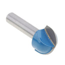 Carpentry 19mmx8mm Round Shank Core Box Router Bit Carbide Shaker Cutter