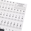 Keyboard Piano Multicolor Removable Piano and Keyboard Stickers for 49 61 76 N3C