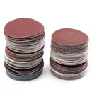 100pcs Abrasive Tools Sander Disc 50mm 2" Round Sanding Pad Sheets Sandpape