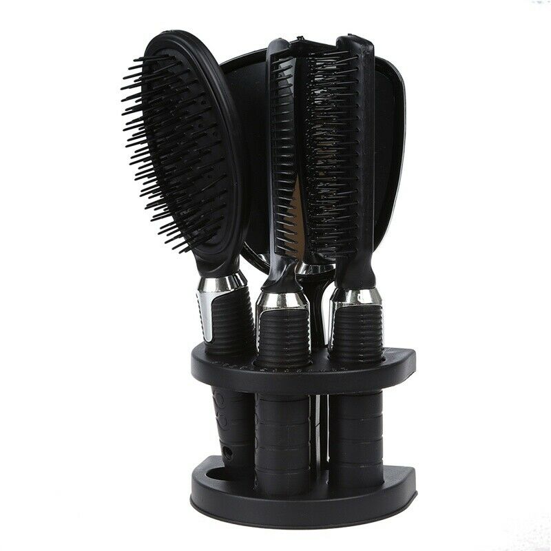 Brush her hair 5x Woman Lady Hair brush massage comb mirror set with mirror C4L9