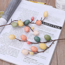 Easter Egg Tree Decor Creative Branch With Painting Eggs Plastic Spring G 3C