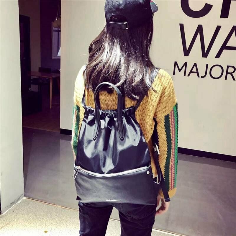 Drawstring Backpack Sport Gym String Bag Waterproof Sackpack Cinch Sack Gym N7Z6