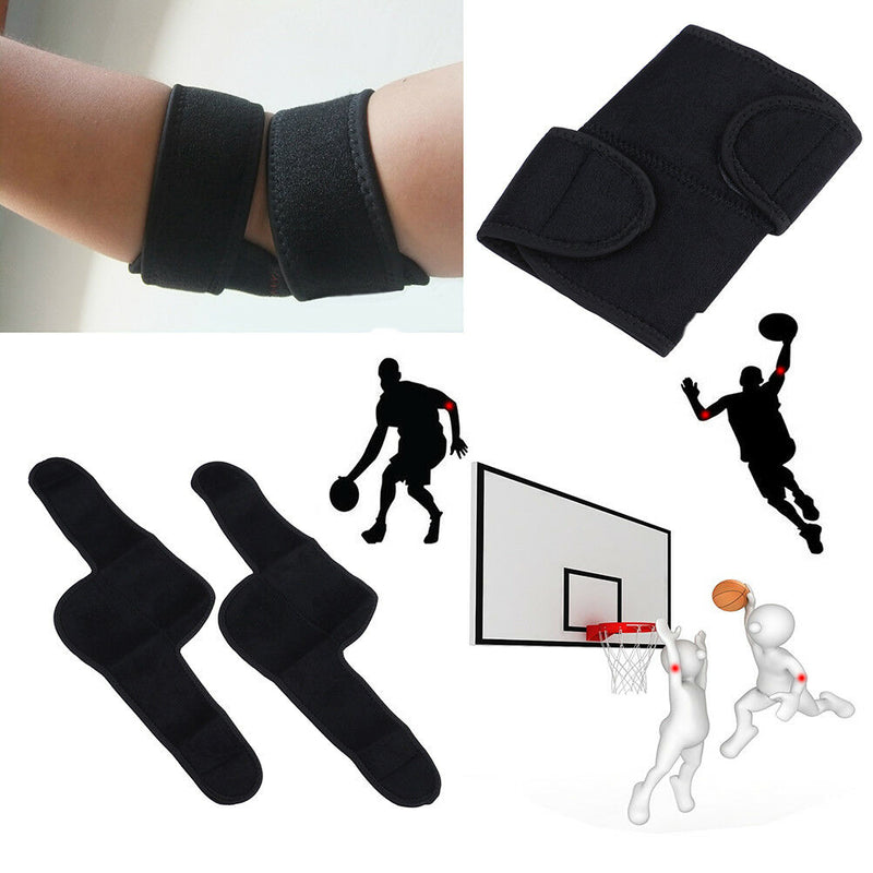 Ajustable Protable Elbow Knee Support Brace Tennis Golfers Strap Wrap Gym Spor3C