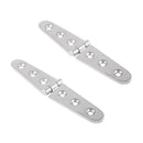 2 Pieces AISI 316 Stainless Steel Boat Marine Door Hatch Cast Strap Hinge 6" x